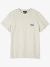 Raymond Short Sleeve T-shirt Grey - A.P.C. - BALAAN 3