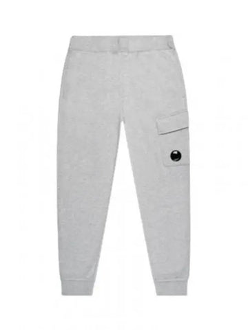 Diagonal Raised Fleece Cargo Track Pants Grey - CP COMPANY - BALAAN 1