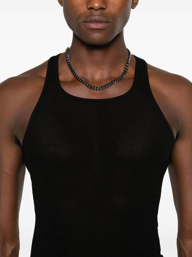 basic fine-ribbed tank top - RICK OWENS - BALAAN 5