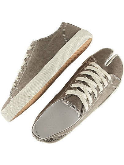 Tabi Canvas Low Top Sneakers Dust Grey - MAISON MARGIELA - BALAAN 2