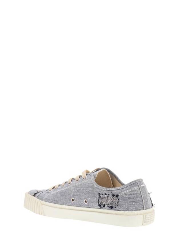 Tabi Cotton Low Top Sneakers Light Blue - MAISON MARGIELA - BALAAN 4