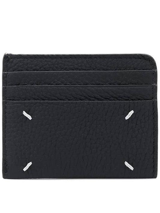 Four Stitch Card Wallet Black - MAISON MARGIELA - BALAAN 2