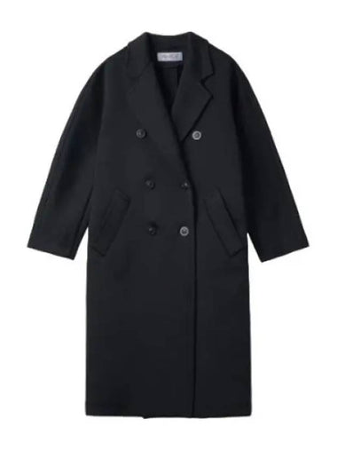 Madame Double Coat Black - MAX MARA - BALAAN 1