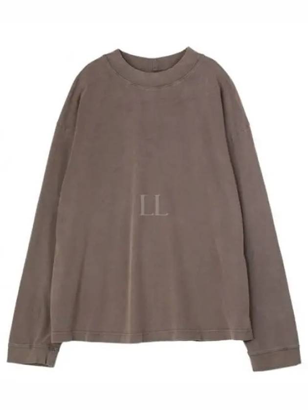 Crew Neck Long Sleeve T-Shirt Brown - ACNE STUDIOS - BALAAN 2