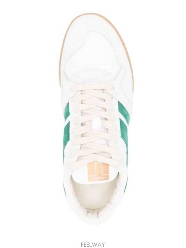 Jackson Suede Low Top Sneakers Green Ivory - TOM FORD - BALAAN 4