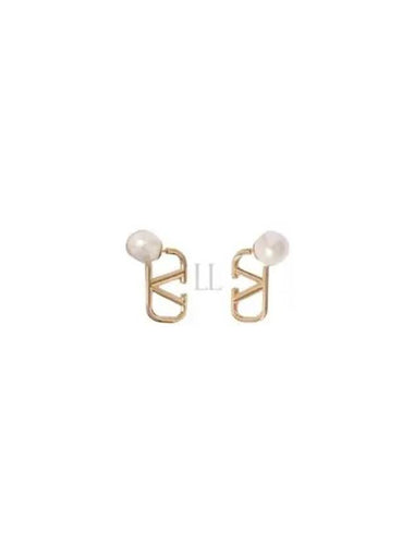 V Logo Signature Women s Earrings J0H22DHC 0O3 - VALENTINO - BALAAN 1