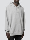 Embroidered Logo Hoodie Grey - VETEMENTS - BALAAN 3