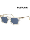 Sunglasses BE4318 389580 Transparent horn rim blue - BURBERRY - BALAAN 4