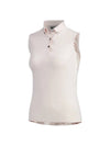 Women's Adipure Sleeveless Polo Shirt Pink - ADIDAS GOLF - BALAAN 1