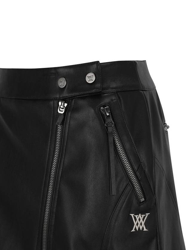 Official W FAUX LEATHER A LINE SQ BK - ANEWGOLF - BALAAN 7