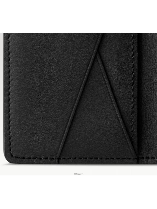 Pocket Organizer Card Wallet Black Silver - LOUIS VUITTON - BALAAN 5