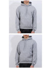 Mini Logo Cotton Hoodie Grey - BALENCIAGA - BALAAN 3