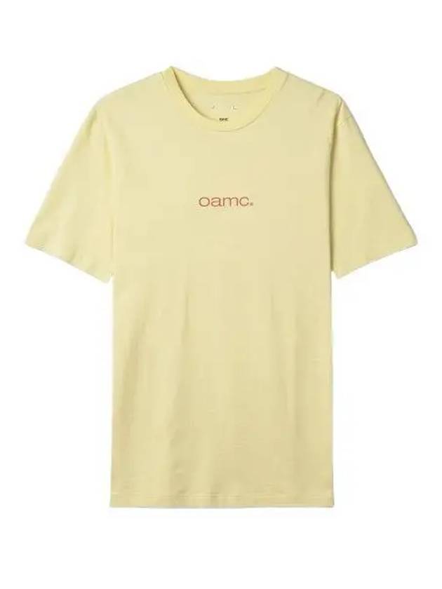 Speed t shirt light yellow short sleeve - OAMC - BALAAN 1
