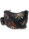 Women's Pop Bouquet Shoulder Bag Black - KENZO - BALAAN 3