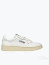 Medalist Leather Low Top Sneakers White - AUTRY - BALAAN 2