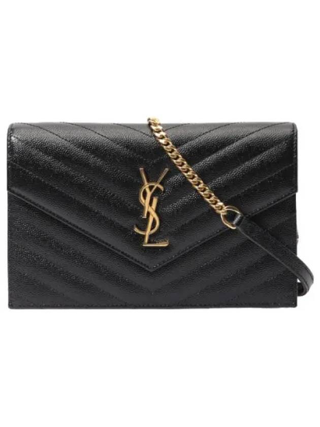 Cassandra envelope chain wallet - SAINT LAURENT - BALAAN 1