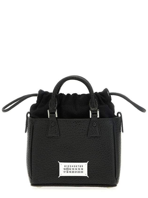 Horizontal Leather Shoulder Bag Black - MAISON MARGIELA - BALAAN 2