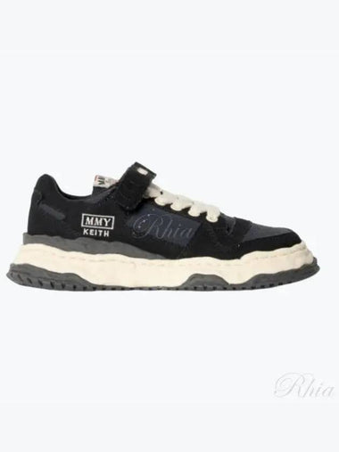 A13FW704 Black Keith OG Sole Canvas Low Top Sneakers - MIHARA YASUHIRO - BALAAN 1