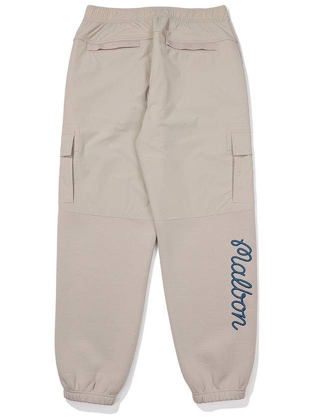 Airy double layer jogger pants BEIGE MAN - MALBON GOLF - BALAAN 2