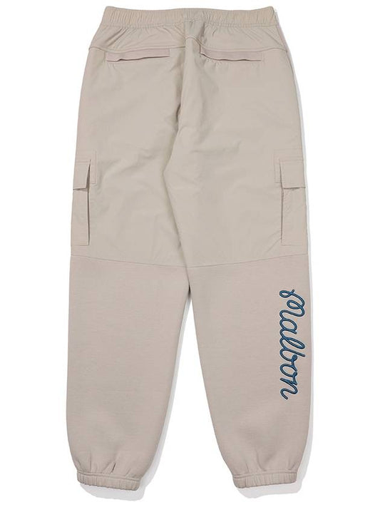 Airy double layer jogger pants BEIGE MAN - MALBON GOLF - BALAAN 2