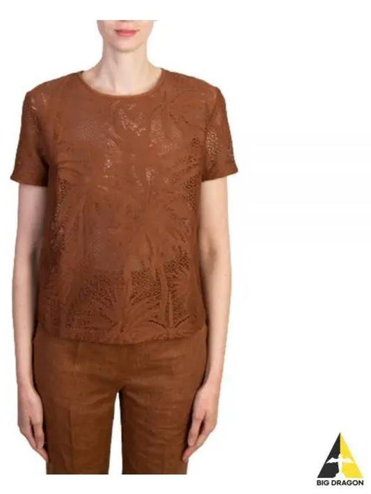 Lettera Short Sleeve T-Shirt Camel - MAX MARA - BALAAN 2