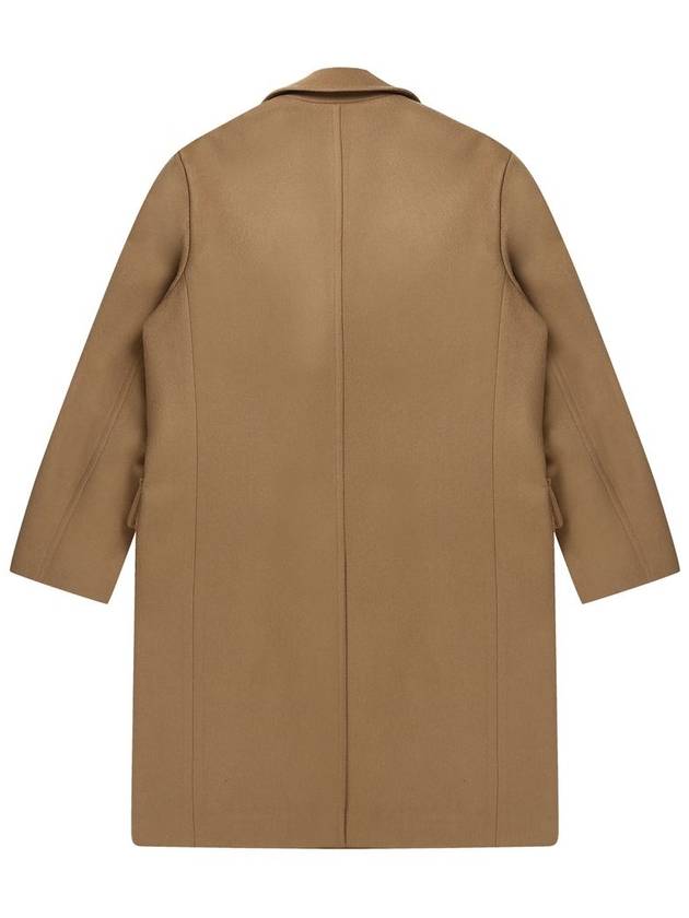 Cashmere Blend Double Brest Double Coat Camel - SOLEW - BALAAN 3