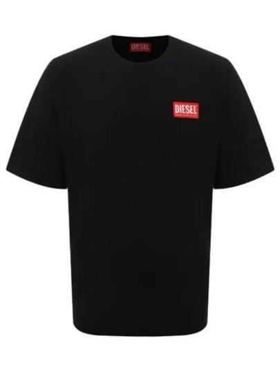 T Nlabel L1 Short Sleeve T-Shirt Black - DIESEL - BALAAN 2