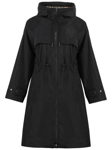 Burberry Hooded Techno Fabric Raincoat - BURBERRY - BALAAN 1