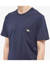 Baby Fox Patch Pocket Short Sleeve T-Shirt Navy - MAISON KITSUNE - BALAAN 4