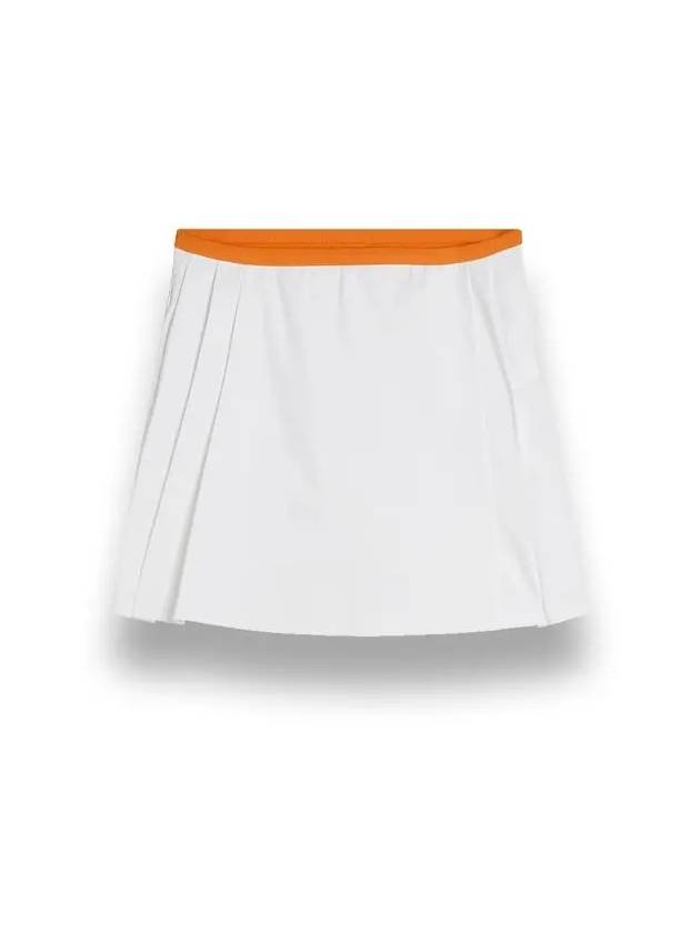 Women's Sierra Pleated Skirt White - J.LINDEBERG - BALAAN 2