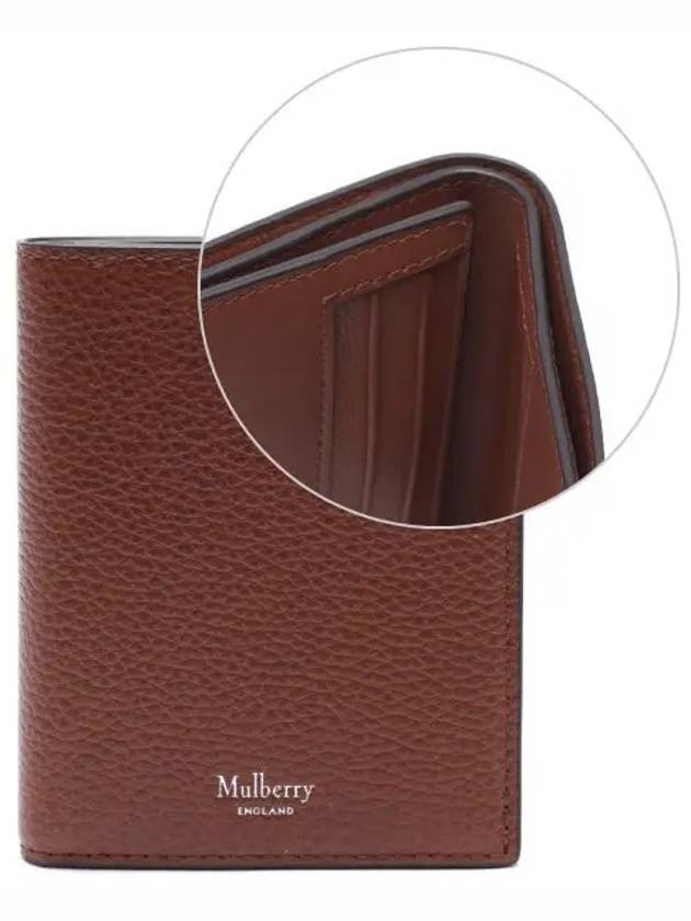 Logo Classic Grain Leather Half Wallet Oak - MULBERRY - BALAAN 2