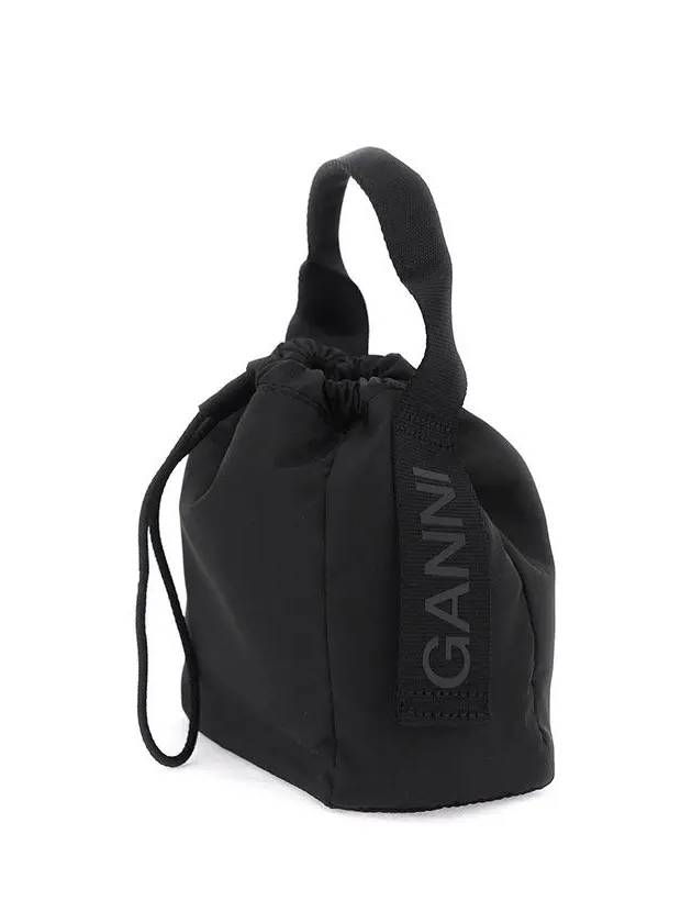 Tech Logo Bucket Bag Black - GANNI - BALAAN 2