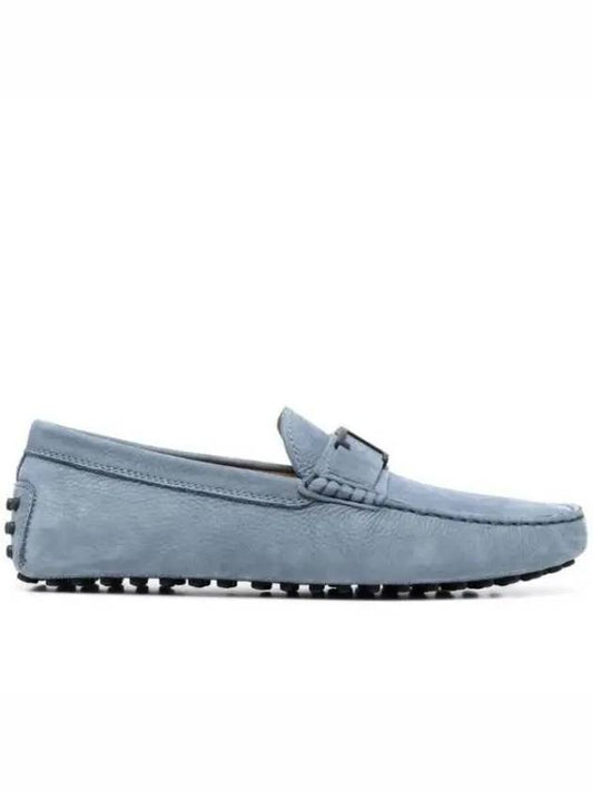 Gommino Nubuck Driving Shoes Light Blue - TOD'S - BALAAN 2