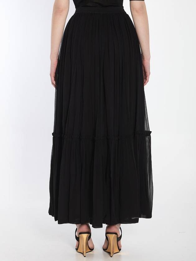 Ruffled Skirt - SAINT LAURENT - BALAAN 4