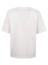 Logo Print Short Sleeve T-Shirt White - STONE ISLAND - BALAAN 5