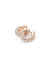 Dextera Hoop Earrings Rose Gold - SWAROVSKI - BALAAN 5