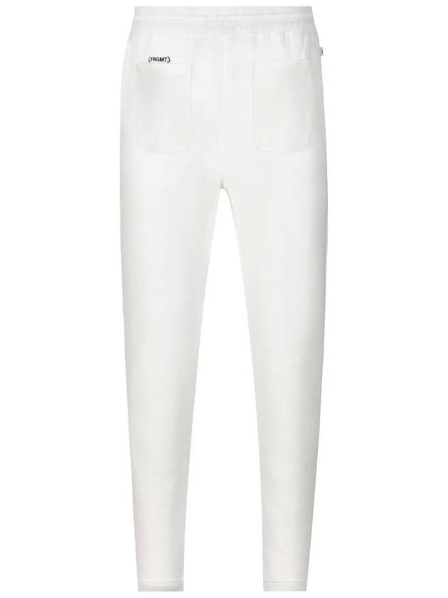 Jersey Jogging Fragment Casual Track Pants White - MONCLER - BALAAN 3