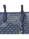 Eliza All-Over Logo Printed Large Shoulder Bag Navy - MICHAEL KORS - BALAAN 8