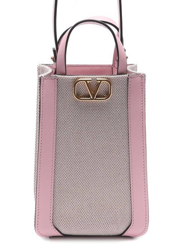 Women's V Logo Mini Tote Shoulder Bag (2W0P0Z13 YJH MXZ 23S) - VALENTINO - BALAAN 1