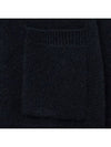 Alpaca Merino Daddy Cardigan Black - NOIRER - BALAAN 7