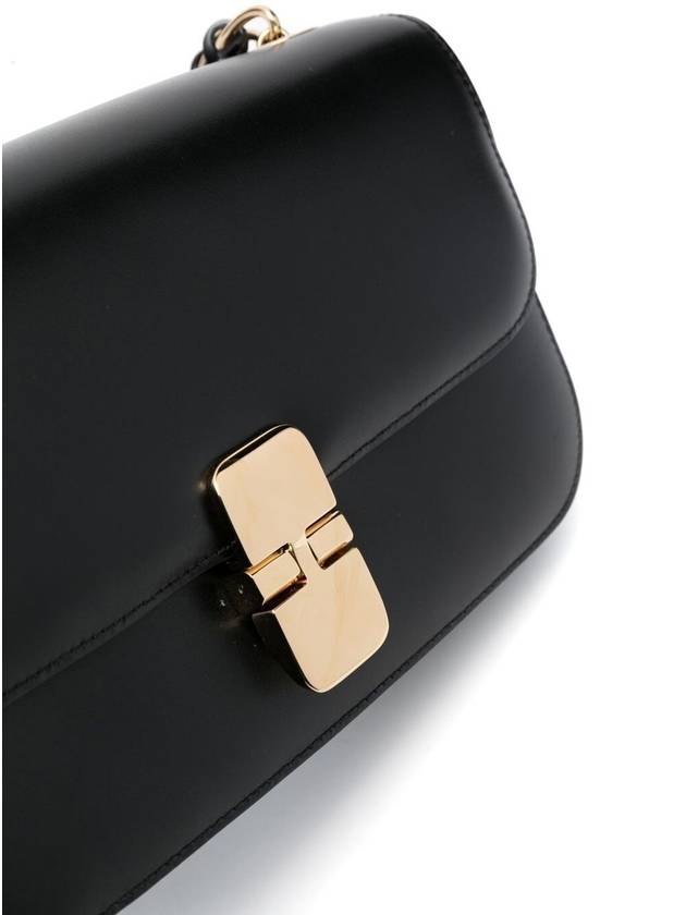 Grace Baquette Calfskin Small Cross Bag Black - A.P.C. - BALAAN 5