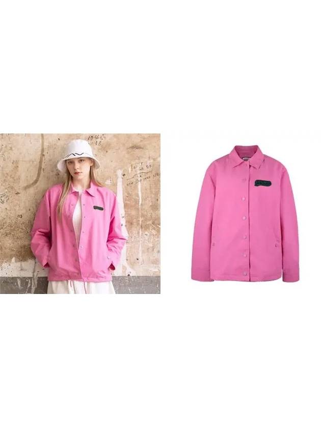 Golf Tennis Coach Jacket Jumper Pink - AVAVE - BALAAN 3