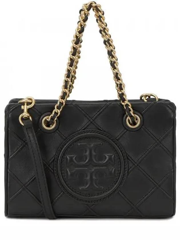 Women's Fleming Logo Mini Shoulder Bag Black - TORY BURCH - BALAAN 2