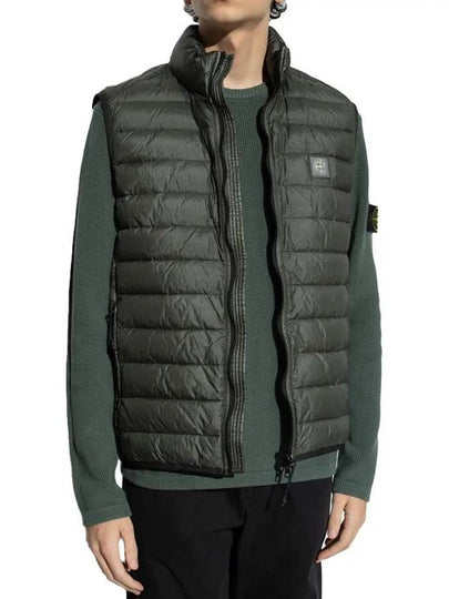 Chamber R Nylon Down Vest Musk Green - STONE ISLAND - BALAAN 2