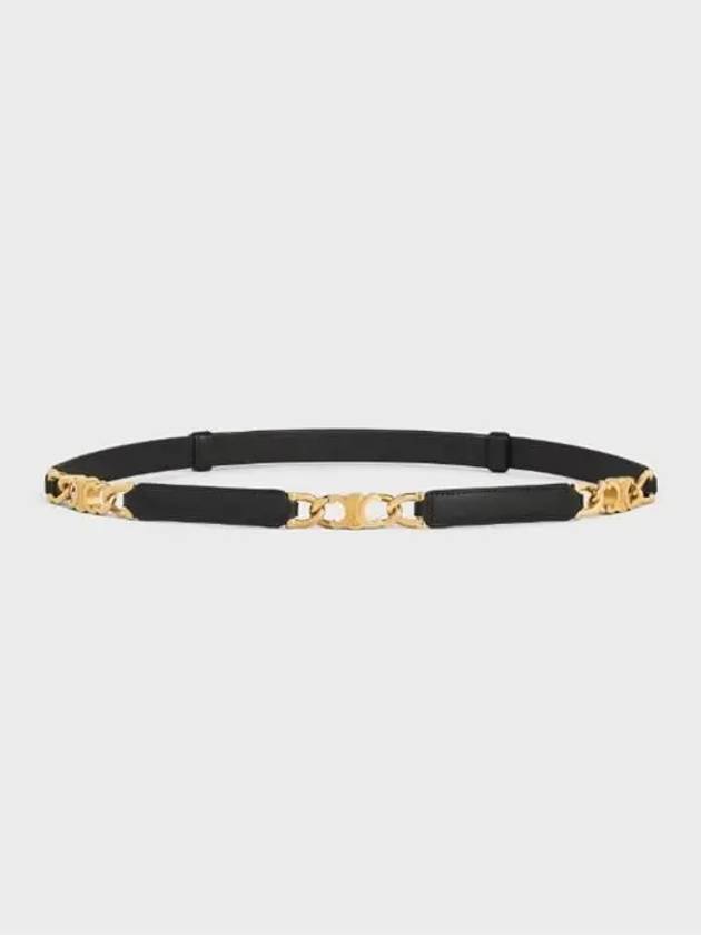 Small Gourmet Triomphe Belt Black - CELINE - BALAAN 3