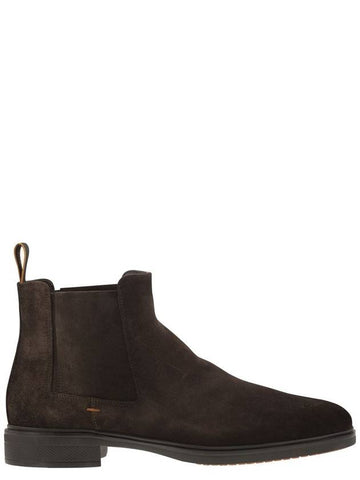 Easy suede ankle boot - SANTONI - BALAAN 1