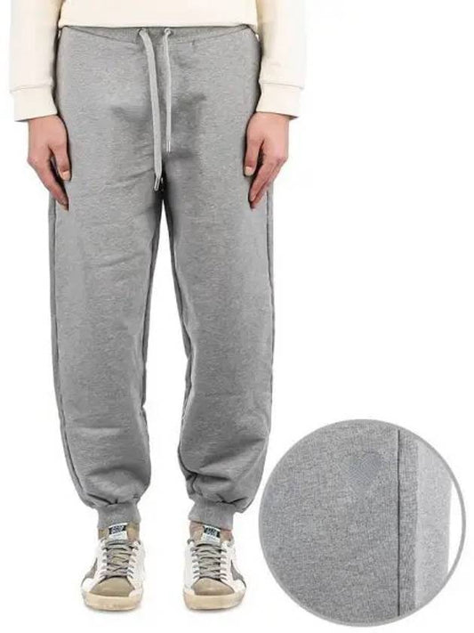 Big Heart Logo Track Pants Grey - AMI - BALAAN 2