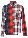 Flannel Tartan Long Sleeve Shirt - STUSSY - BALAAN 1