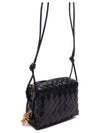 Intrecciato Loop Camera Mini Shoulder Bag Black - BOTTEGA VENETA - BALAAN 4