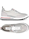 Men's Heavy Athletic Mesh Tech Runner Low Top Sneakers Grey - THOM BROWNE - BALAAN 2